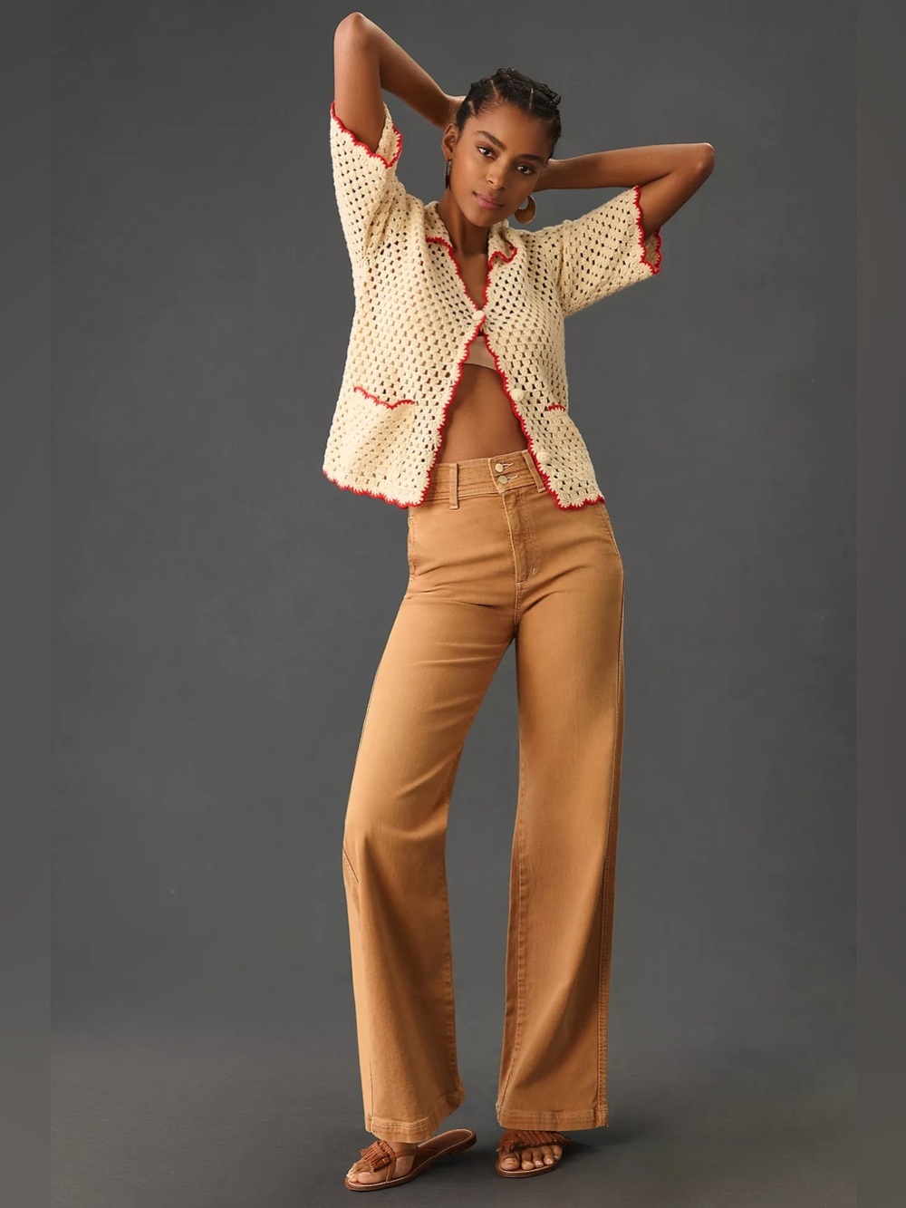 Joe's Jeans The Allana High-Rise Wide-Leg Jeans size 23